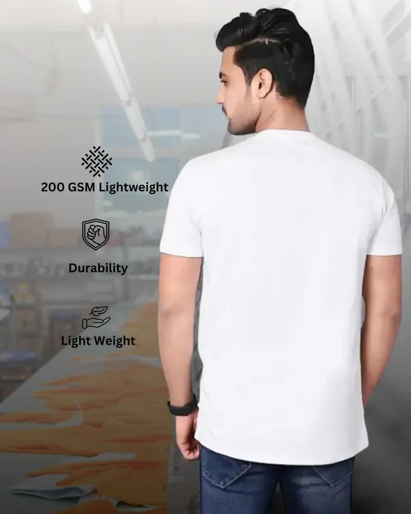 ZULX_Solid_Men_Round_Neck_White_T-Shirt_()