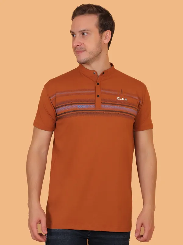 ZULX_Printed_Men_Henley_Neck_Brown_T-Shirt_()