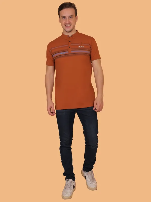 ZULX_Printed_Men_Henley_Neck_Brown_T-Shirt_()