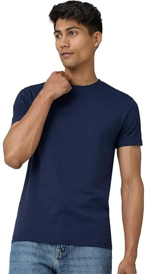 Navy_Blue_Solid_Round_Neck_T-Shirt_For_Men