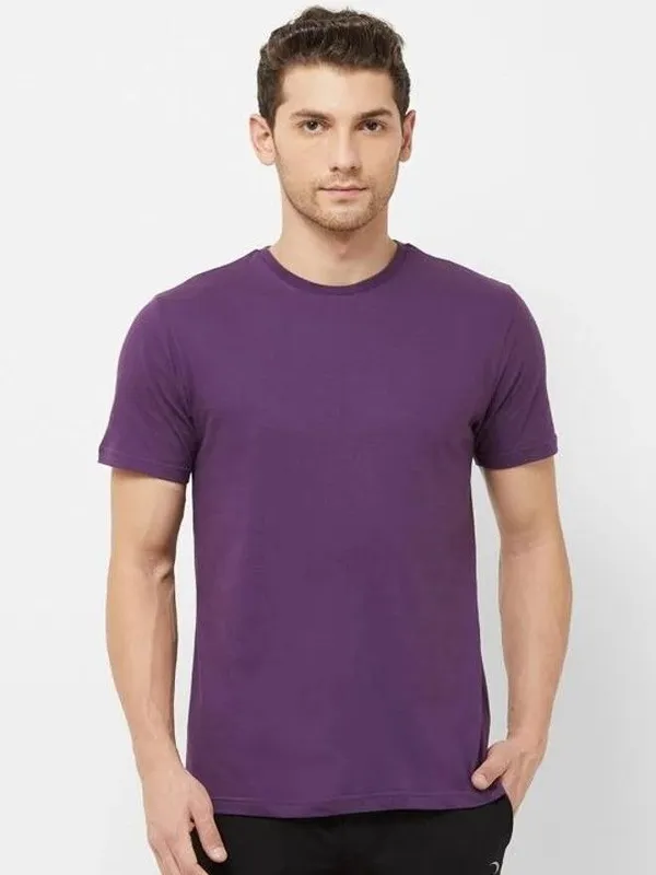 Purple_Solid_Round_Neck_T-Shirt_For_Men