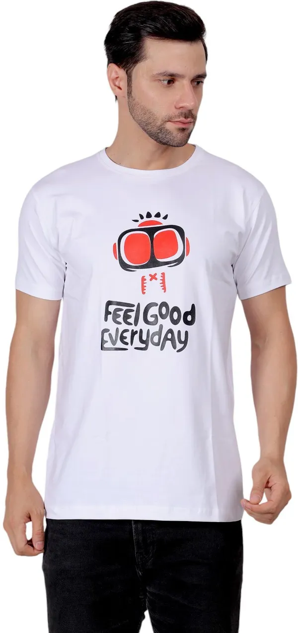 White_Graphic_Print_Round_Neck_T-Shirt_For_Men