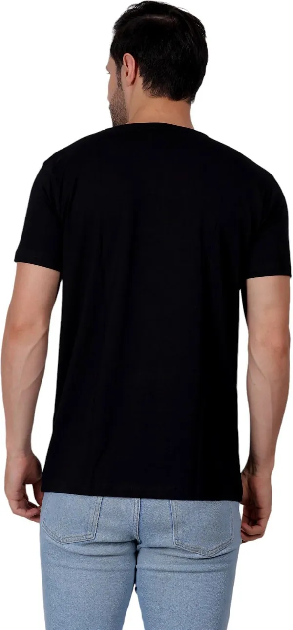 Black_Graphic_Print_Round_Neck_T-Shirt_For_Men