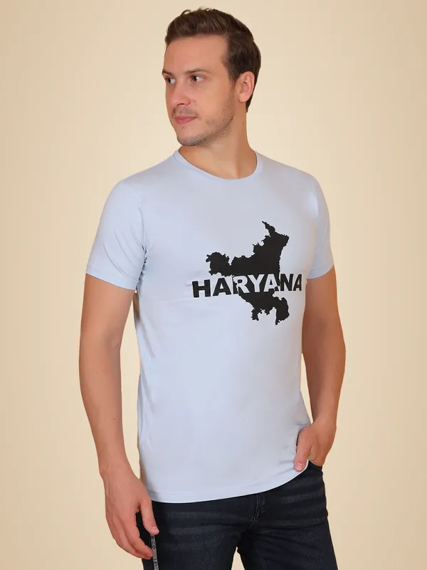 White_Printed_Typography_Round_Neck_T-Shirt_For_Men
