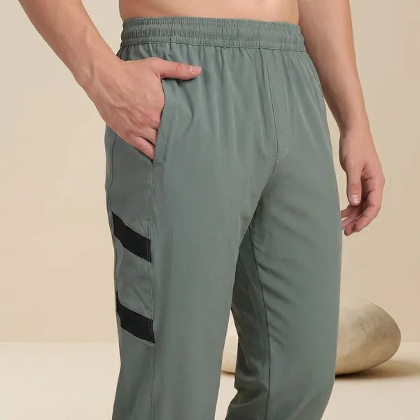 Green_Striped_Track_Pants_For_Men