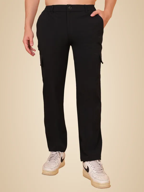 Black_Solid_Track_Pants_For_Men
