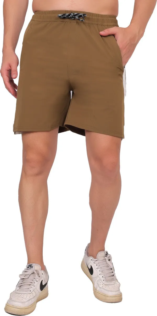 Khaki_Regular_Running_Shorts_For_Men