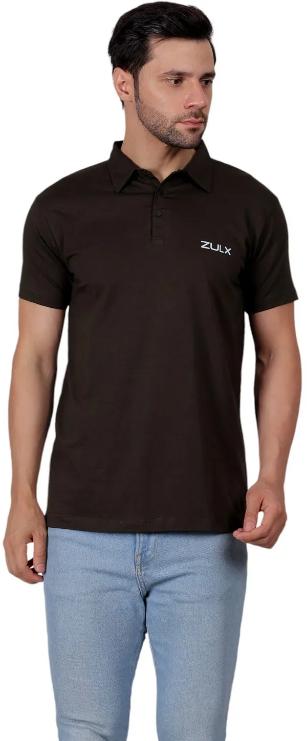 Black_Solid_Polo_Neck_T-Shirt_For_Men