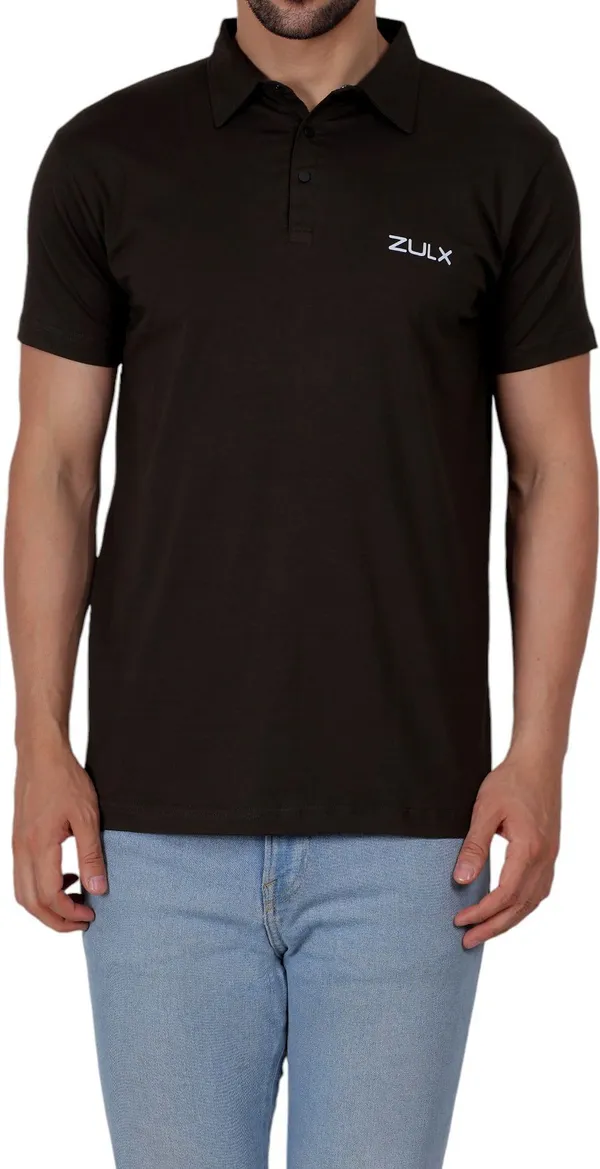 Black_Solid_Polo_Neck_T-Shirt_For_Men