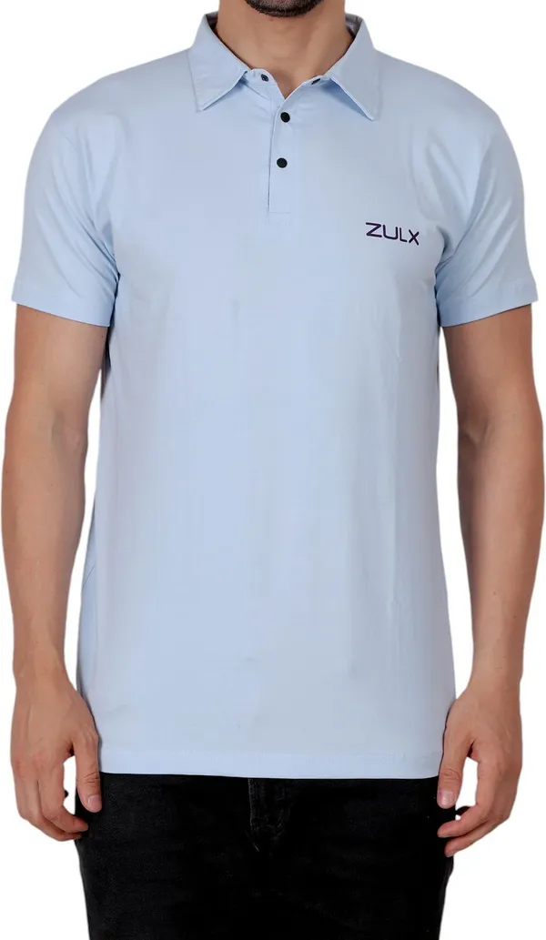 Light_Blue_Solid_Polo_Neck_T-Shirt_For_Men