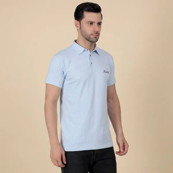 Light_Blue_Solid_Polo_Neck_T-Shirt_For_Men