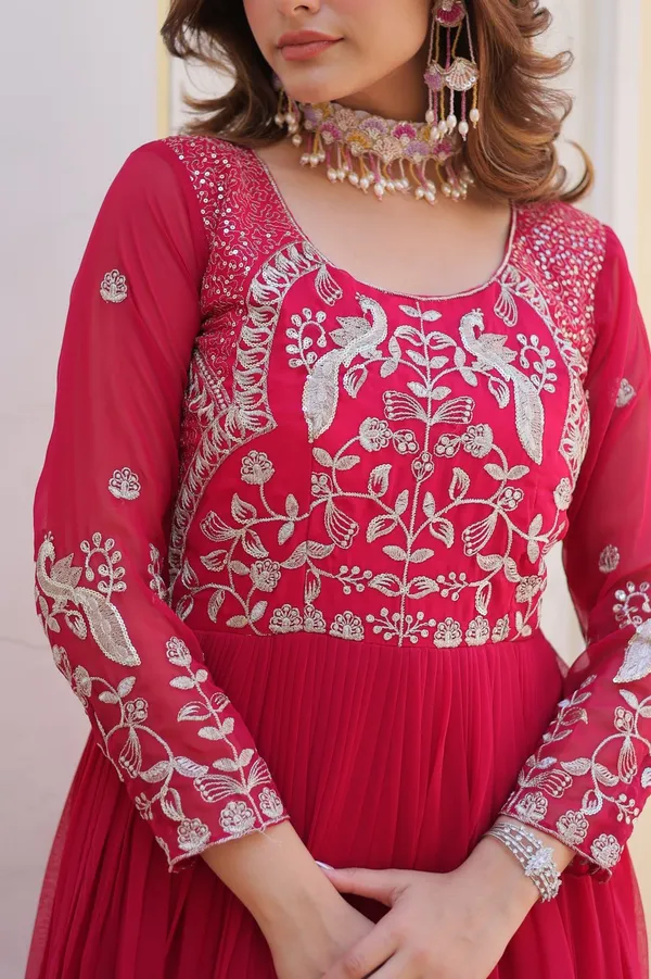 Royal_Faux_Georgette_7.5_Meter_Flair_Heavy_Sequins_Designer_Gown