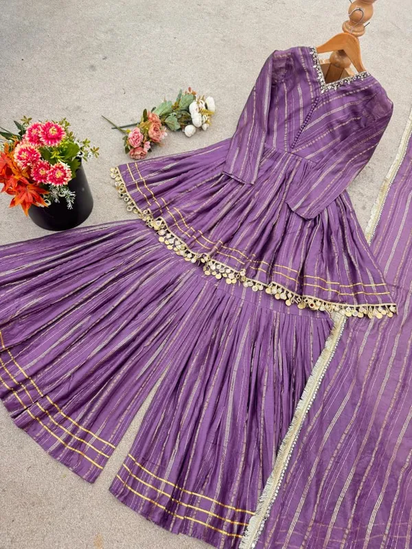 Premium_Mal_Chanderi_Mirror_Work_Sharara_Set_Ready_To_Wear