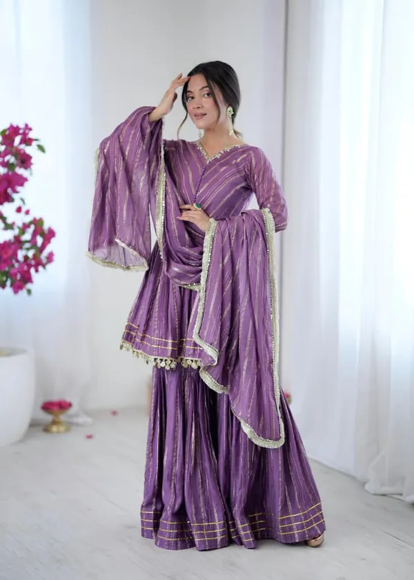 Premium_Mal_Chanderi_Mirror_Work_Sharara_Set_Ready_To_Wear