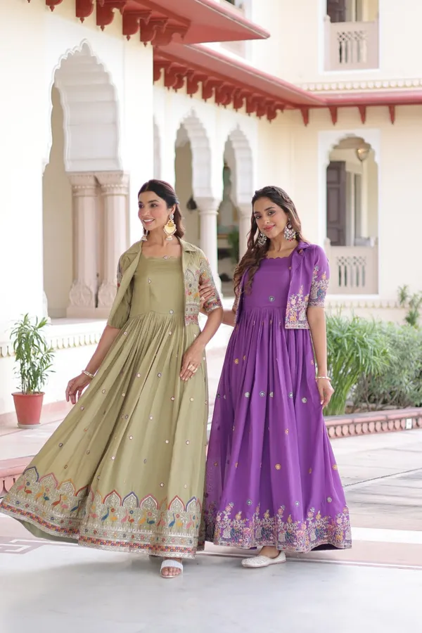Premium_Vichitra_Silk_Designer_Gown_With_Embroidered_Koti