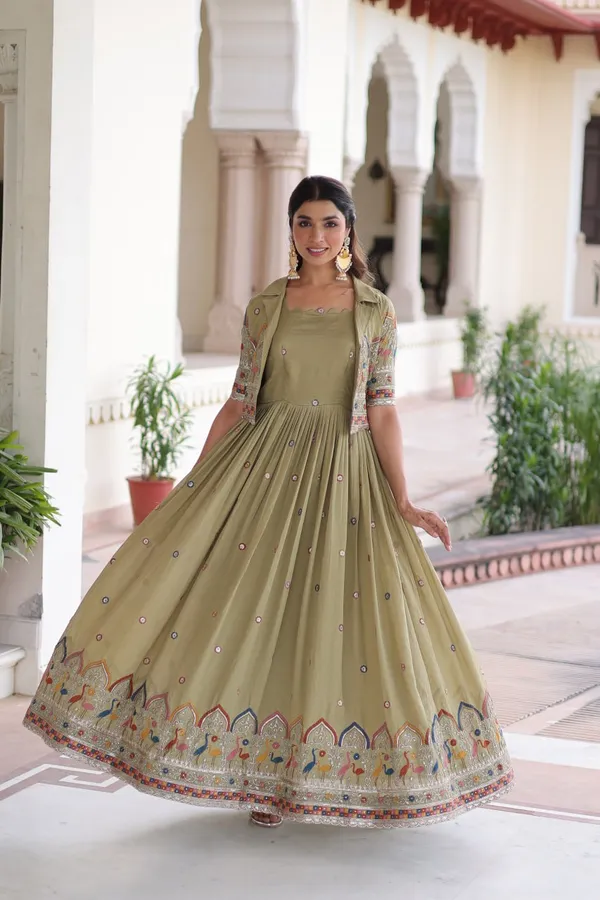 Premium_Vichitra_Silk_Designer_Gown_With_Embroidered_Koti