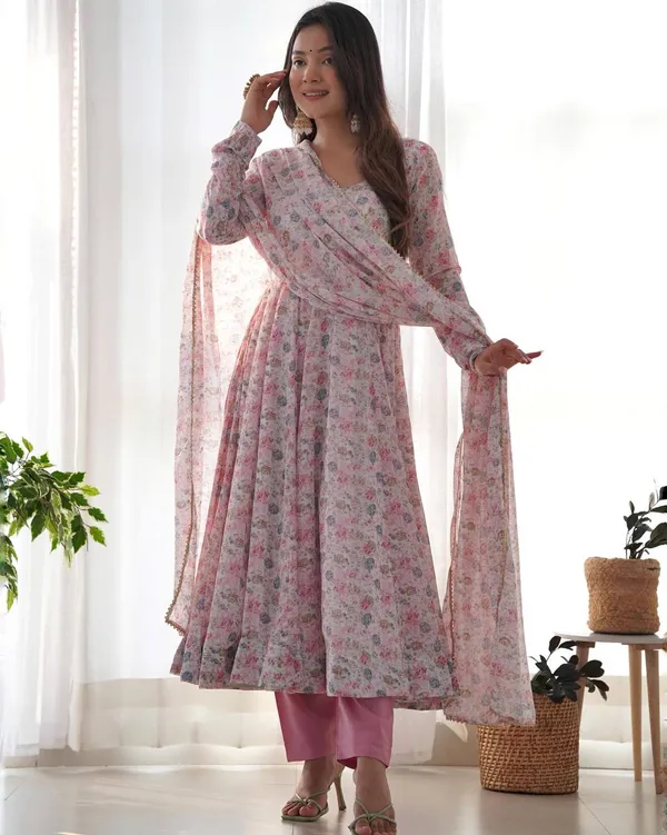 Multicolor_Pure_Romansilk_Premium_&_Elegant_Anarkali_Kurta_&_Pant_Set_With_Dupatta_For_Women