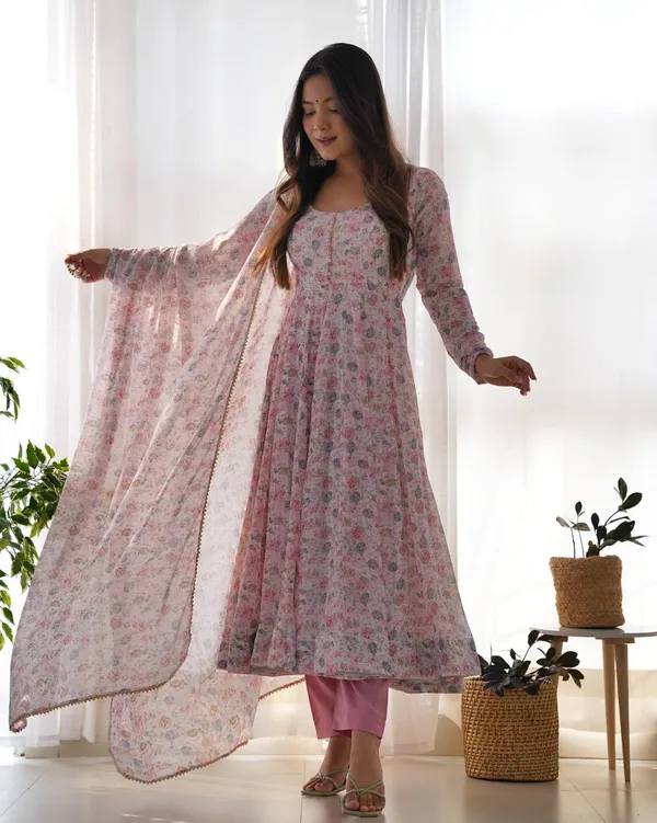 Multicolor_Pure_Romansilk_Premium_&_Elegant_Anarkali_Kurta_&_Pant_Set_With_Dupatta_For_Women
