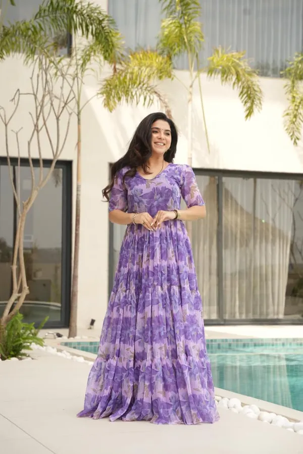 Purple_Flair_Floral_Printed_Faux_Georgette_Gown