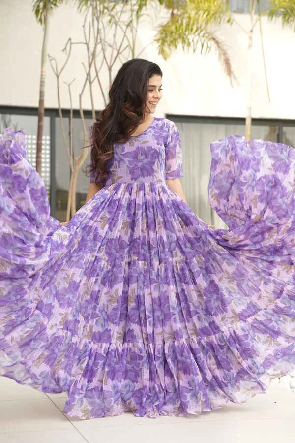 Purple_Flair_Floral_Printed_Faux_Georgette_Gown