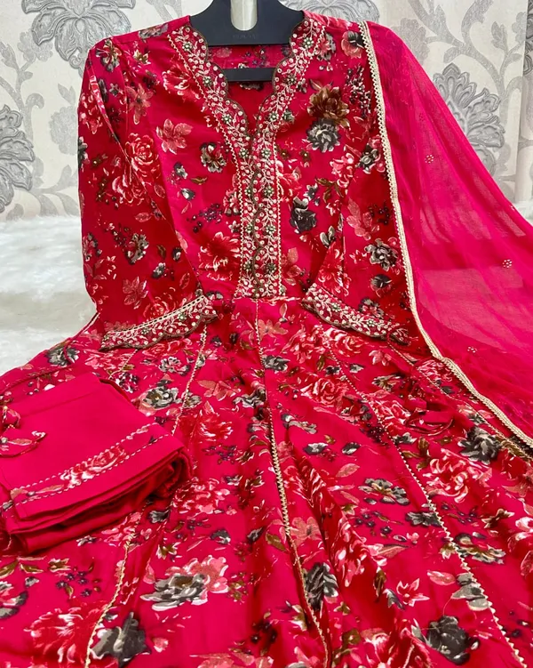 Premium_Floral_Embroidered_Rayon_Anarkali_Set_With_Pant_&_Dupatta