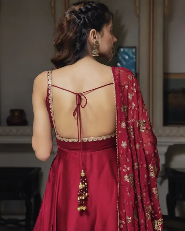 Premium_Heavy_Faux_Georgette_Fully_Flared_Embroidered_Gown_With_Bottom_&_Dupatta