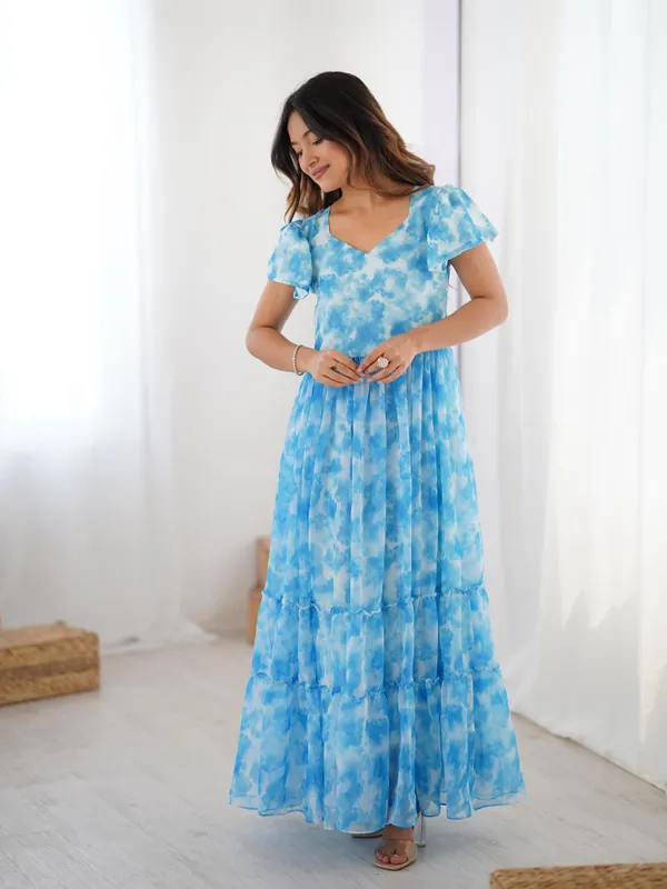 Ethereal_Cloud_Print_Flairy_Kurti_Premium_One_Piece_Elegance