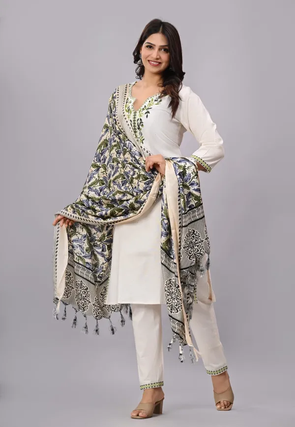 Ivory_Floral_Embroidery_Khadi_Cotton_Suit_Set