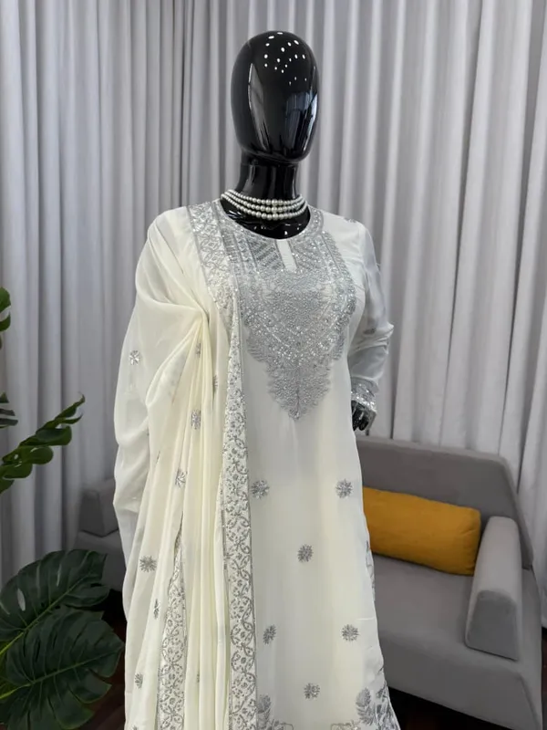 Ivory_Pearl_Faux_Georgette_Designer_Palazzo_Set_with_Embroidered_Dupatta