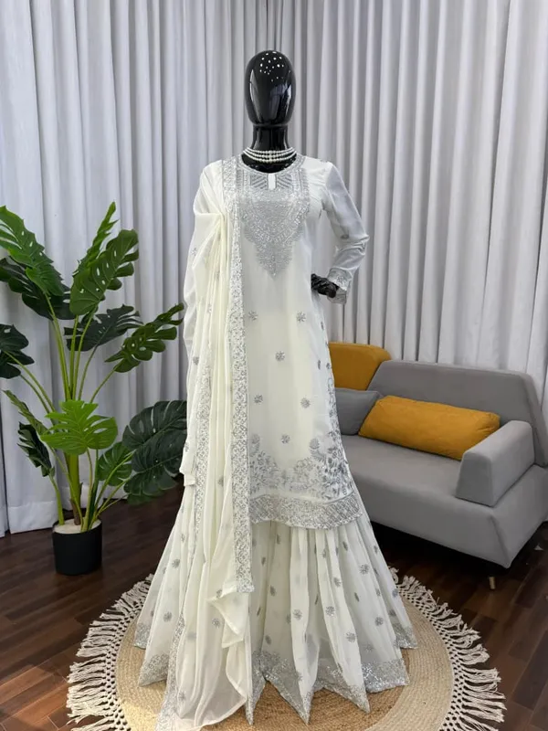 Ivory_Pearl_Faux_Georgette_Designer_Palazzo_Set_with_Embroidered_Dupatta
