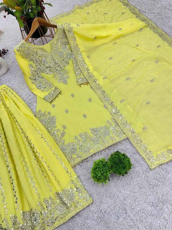 Premium_Heavy_Embroidered_Chinon_Silk_Top_Gharara_Dupatta_Set
