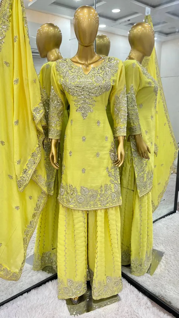 Premium_Heavy_Embroidered_Chinon_Silk_Top_Gharara_Dupatta_Set