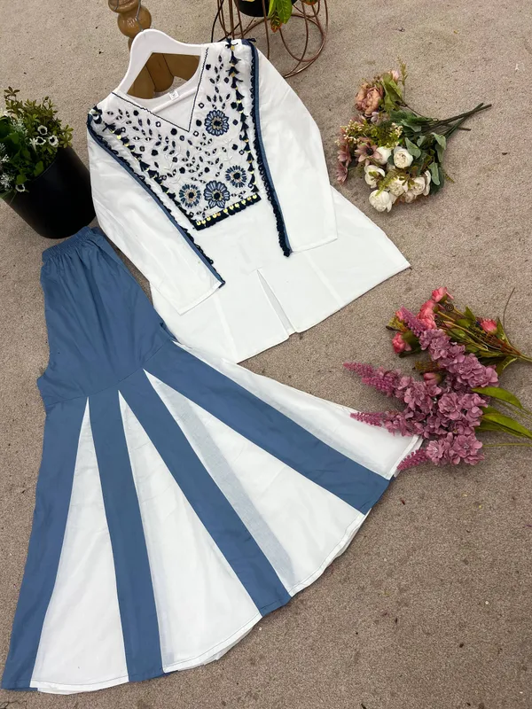 Premium_Roman_Silk_Handwork_Co_Ord_Set_(White_Blue)