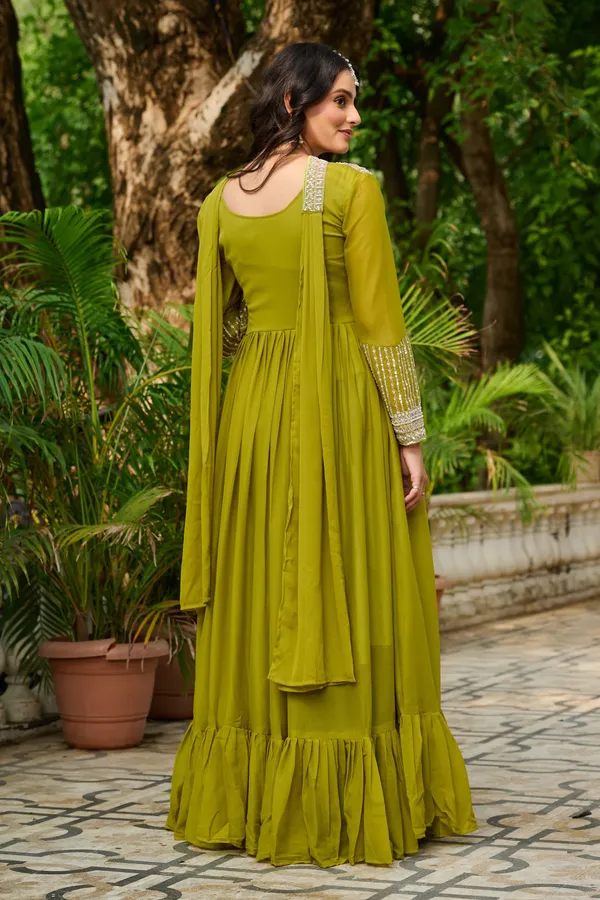 Royal_Star_Georgette_Beads_Sequins_Designer_Anarkali_Gown_With_Dupatta