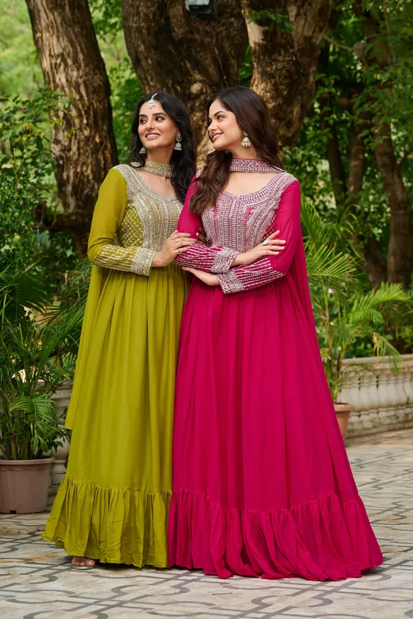 Royal_Star_Georgette_Beads_Sequins_Designer_Anarkali_Gown_With_Dupatta
