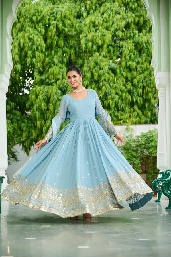 Premium_Faux_Georgette_Embroidered_Gown_With_Dupatta