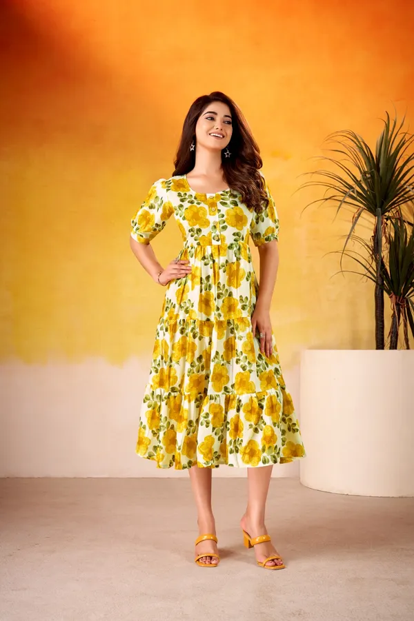 Yellow_Floral_Silk_Gown_For_Women