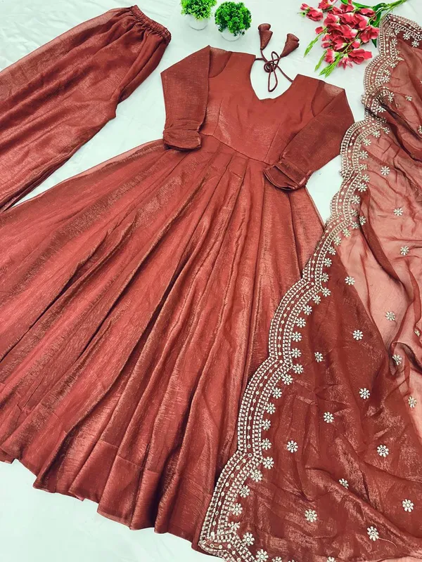 Luxury_Fandy_Silk_4.5_Meter_Flair_Anarkali_Set_With_Heavy_Sequins_Dupatta