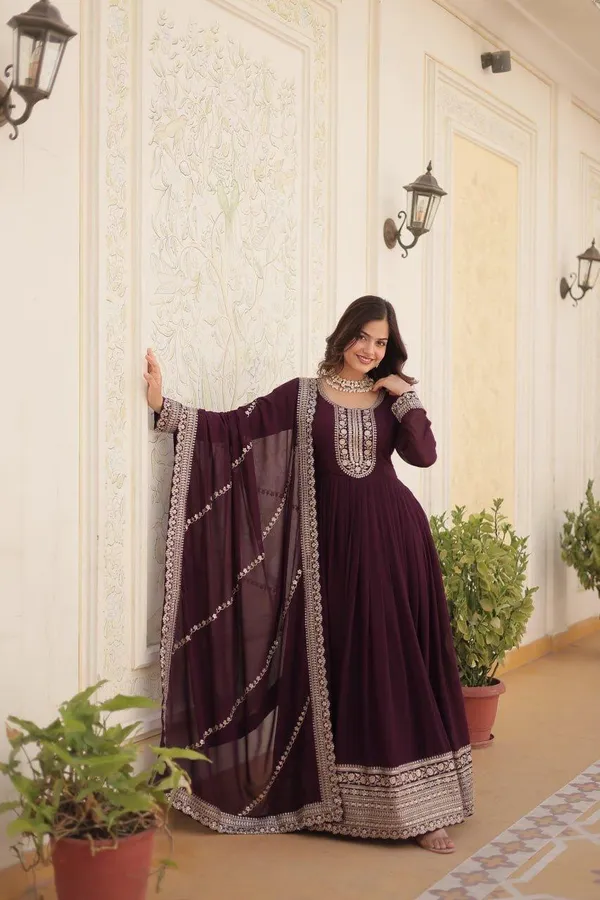 Premium_Faux_Blooming_Sequins_Embroidered_Gown_With_Arco_Cut_Dupatta