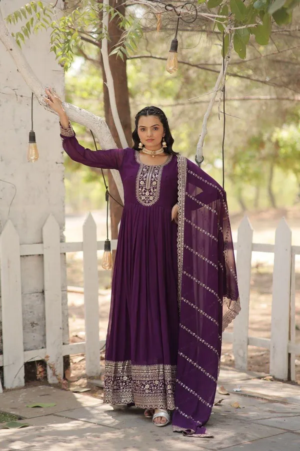 Premium_Faux_Blooming_Sequins_Embroidered_Gown_With_Arco_Cut_Dupatta