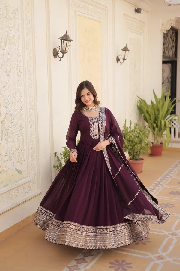 Premium_Faux_Blooming_Sequins_Embroidered_Gown_With_Arco_Cut_Dupatta