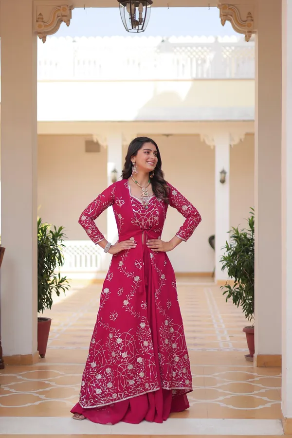 Premium_Faux_Georgette_Designer_Embroidered_Choli_Palazzo_Set
