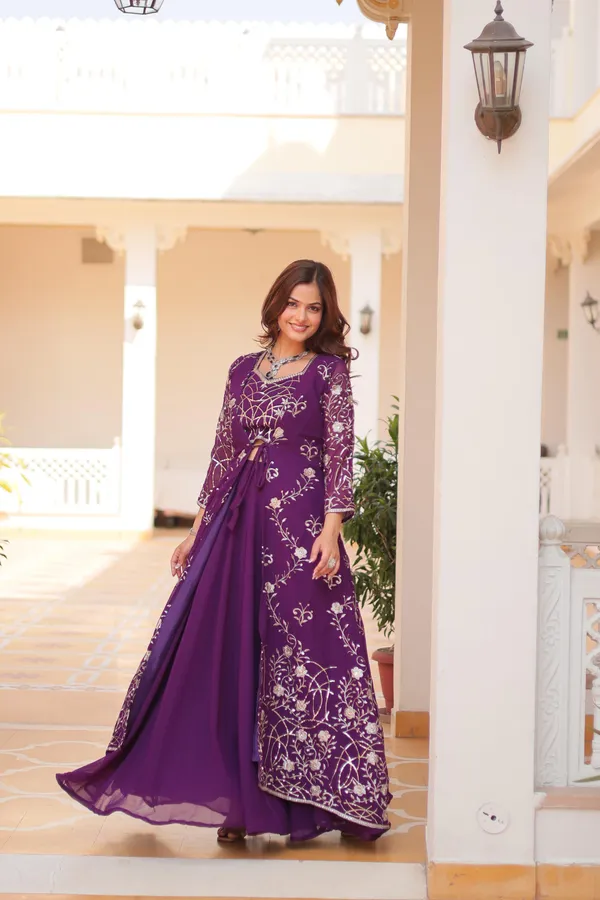 Premium_Faux_Georgette_Designer_Embroidered_Choli_Palazzo_Set