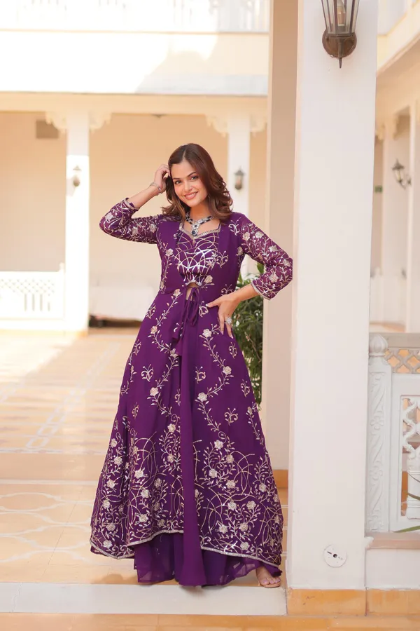 Premium_Faux_Georgette_Designer_Embroidered_Choli_Palazzo_Set
