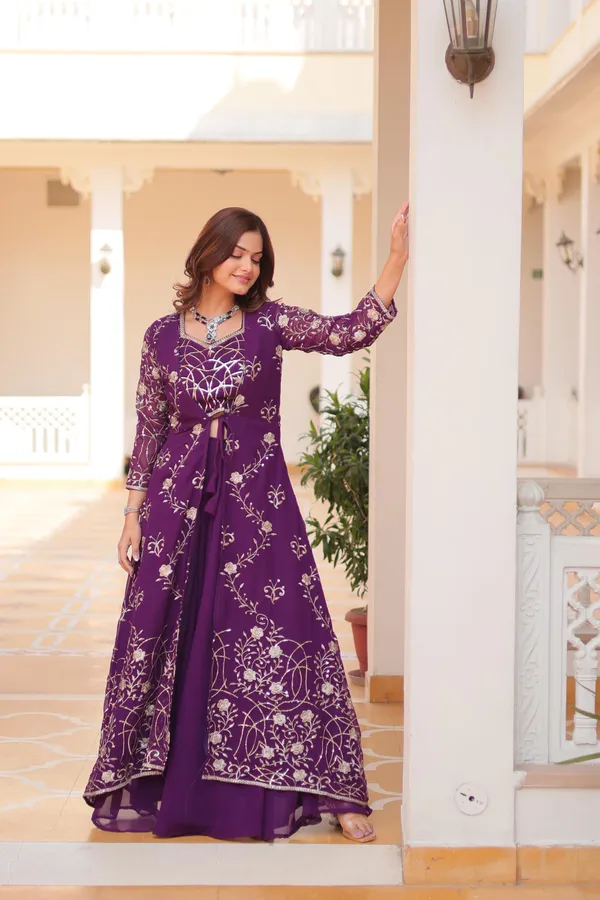 Premium_Faux_Georgette_Designer_Embroidered_Choli_Palazzo_Set
