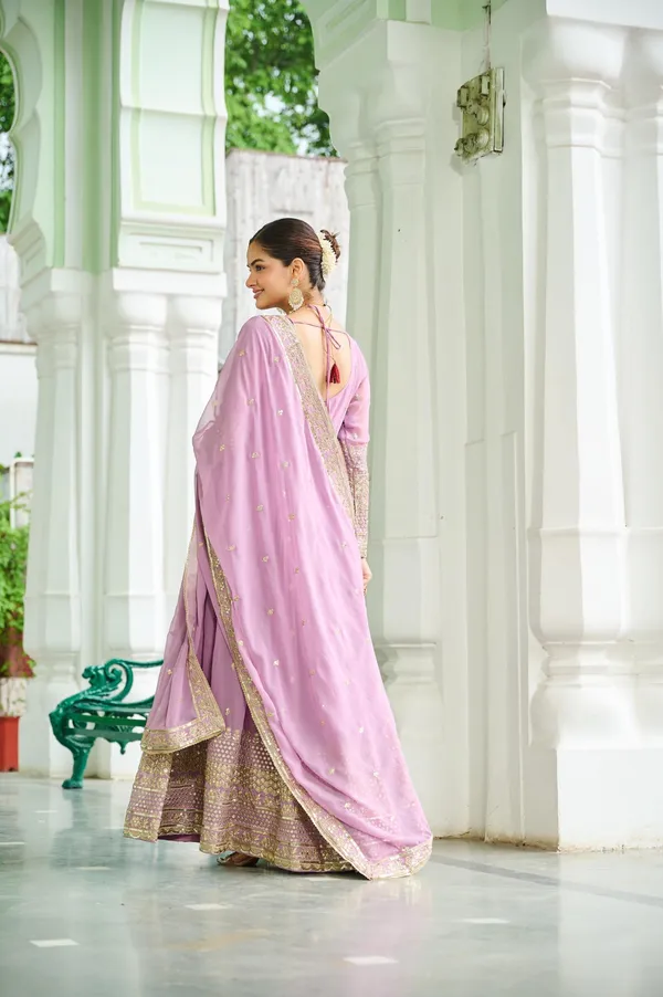 Premium_Faux_Georgette_Embroidered_Gown_With_Dupatta