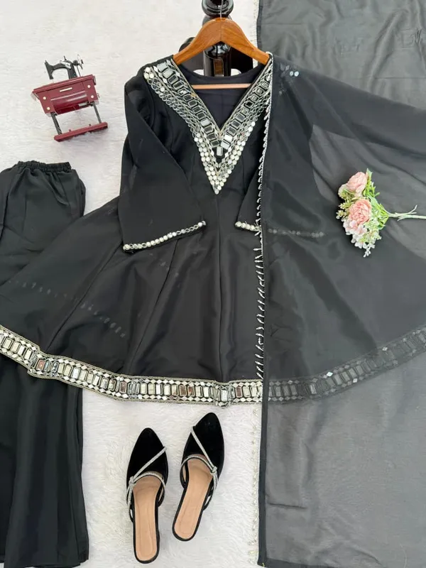 Cosmos_Silk_Real_Mirror_Work_Top_With_Plazo_&_Dupatta_Set_(Premium_3_Piece_Set)