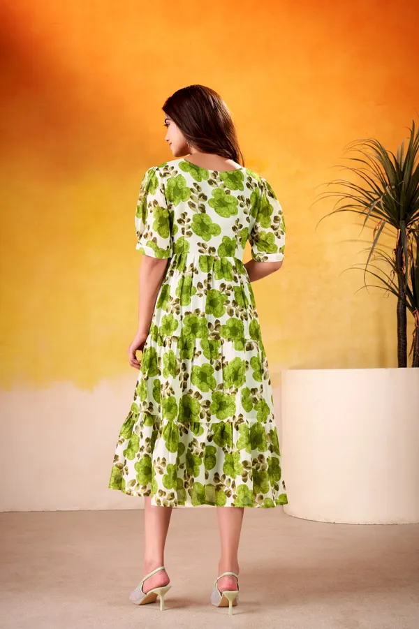 Green_Floral_Silk_Gown_For_Women