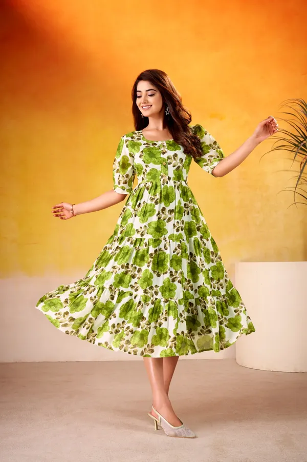 Green_Floral_Silk_Gown_For_Women