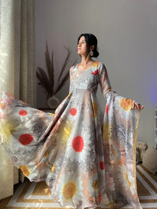 Luxury_Organza_Tabby_Silk_Digital_Floral_Anarkali_With_Dupatta_&_Pant